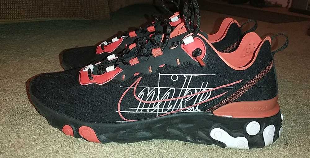 Nike Nike react "script" black and red - image 1
