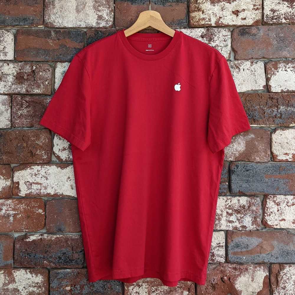 Apple Apple red work t-shirt - image 1