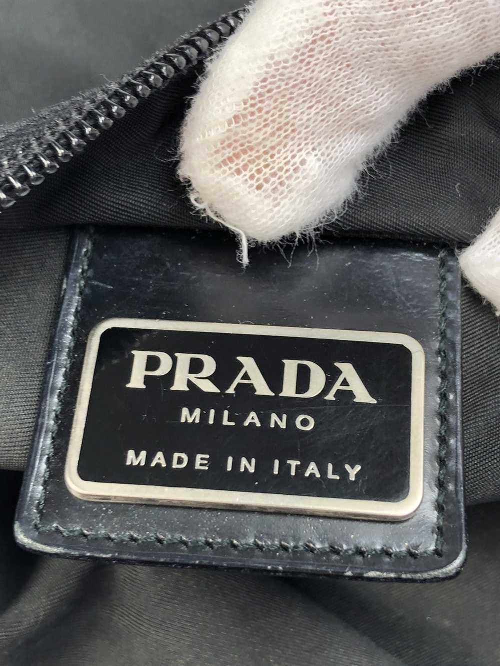 Prada Prada tessuto nero nylon crossbody bag - image 5