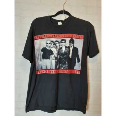 Vintage Vintage 1989 Rolling Stones Black T shirt… - image 1