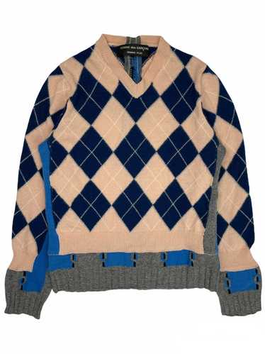 Comme Des Garcons Homme Plus Argyle Sweater - A/W 