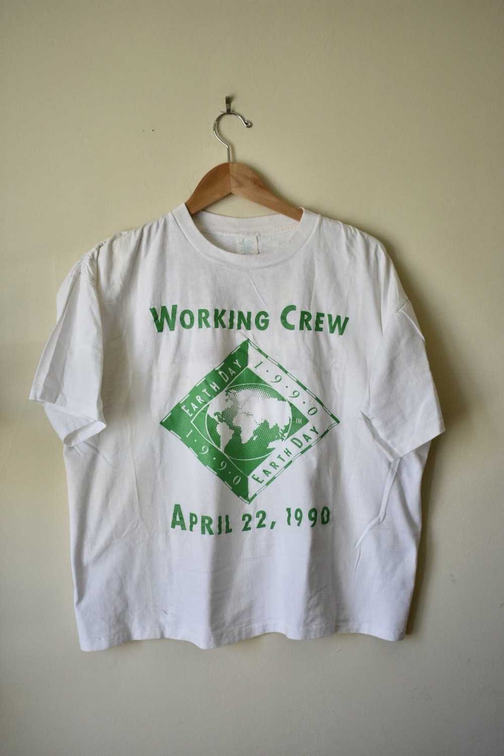 Vintage 1990 Earthday festival - Crew Shirt - image 1