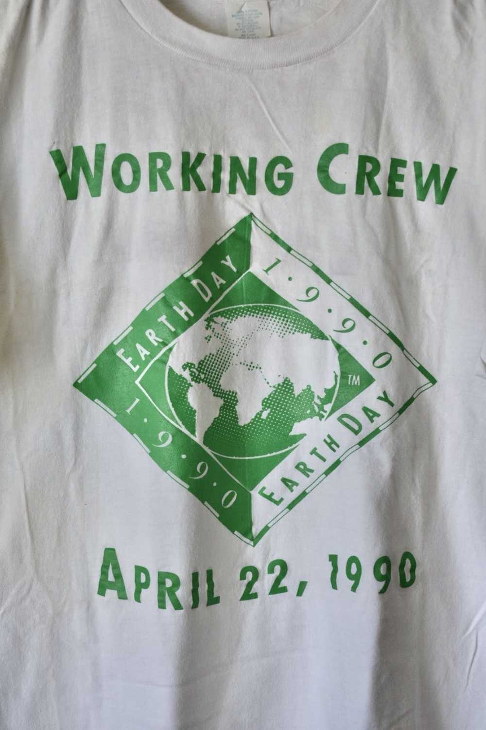 Vintage 1990 Earthday festival - Crew Shirt - image 2