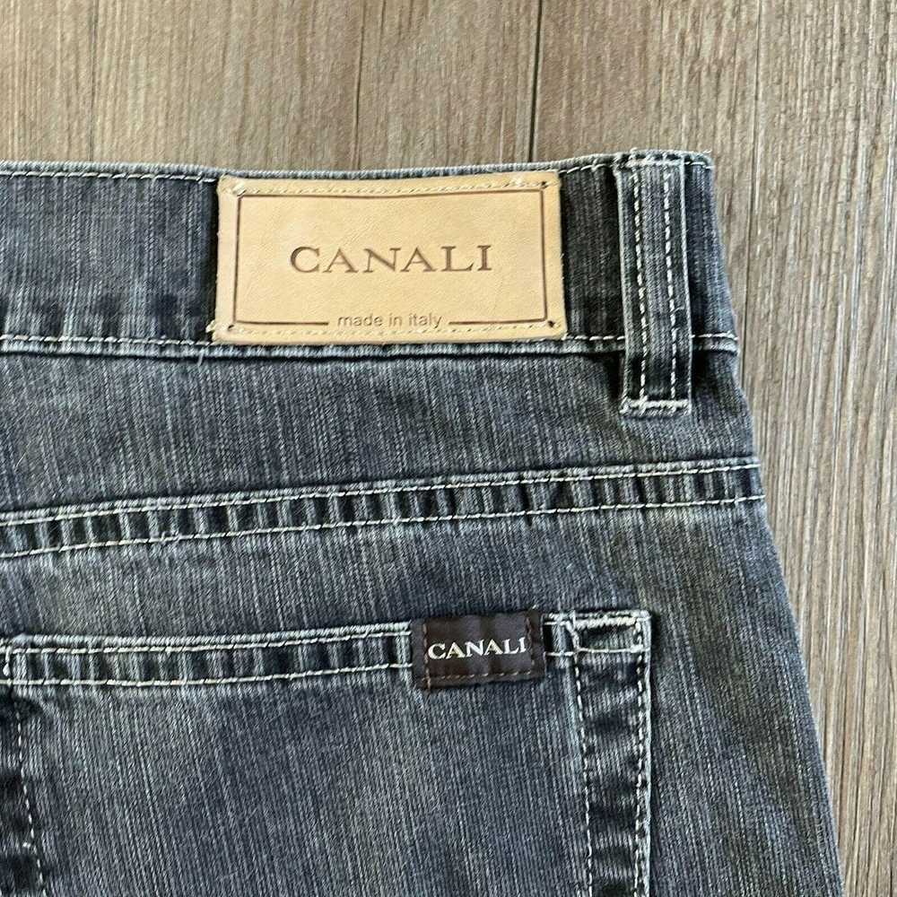 Canali Canali Mens Black Jeans Size 36 Italy Made - image 4