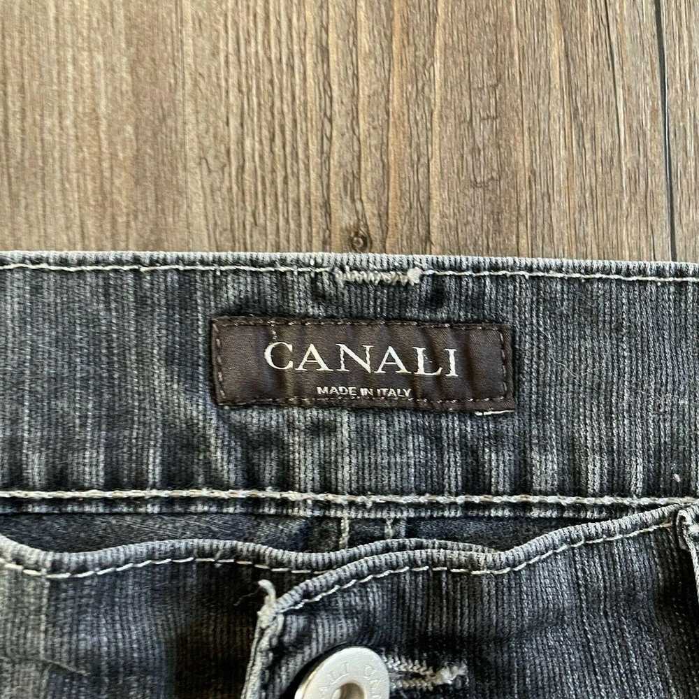 Canali Canali Mens Black Jeans Size 36 Italy Made - image 8