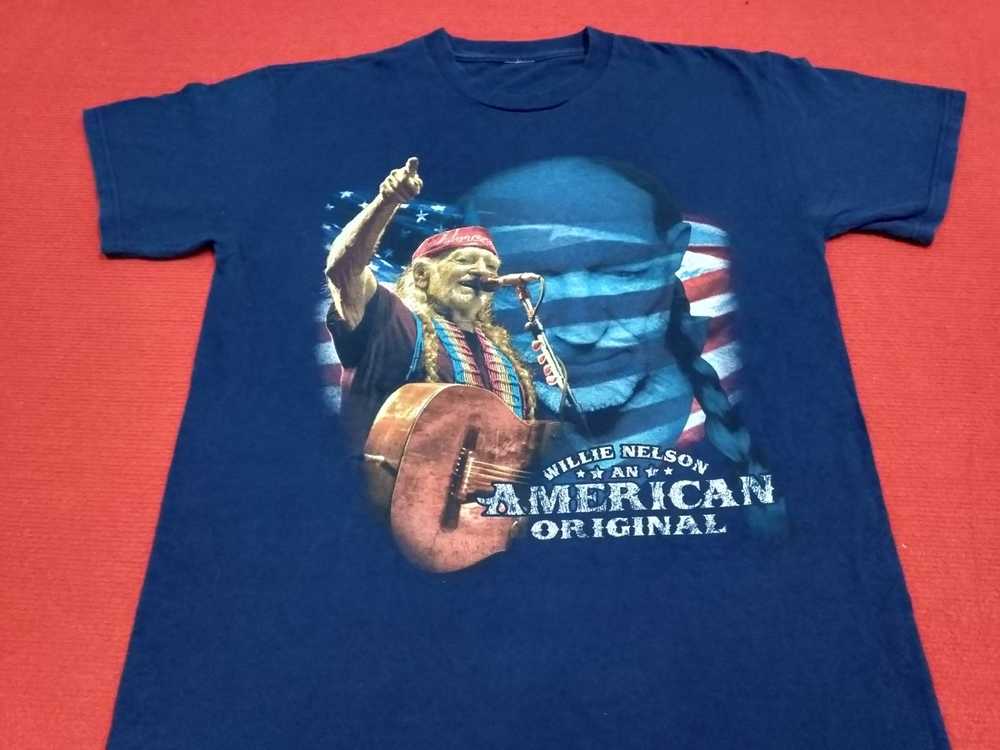 Band Tees Willie nelson singer t shirt - image 4