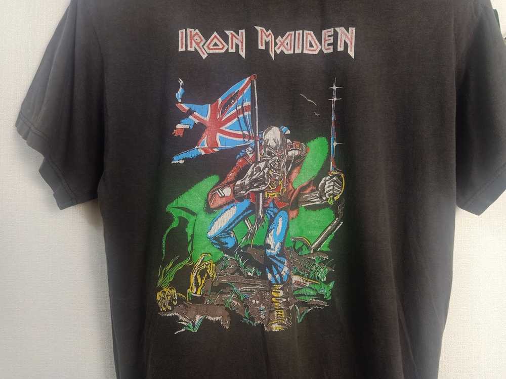 Band Tees × Iron Maiden Vintage Iron Maiden band … - image 2