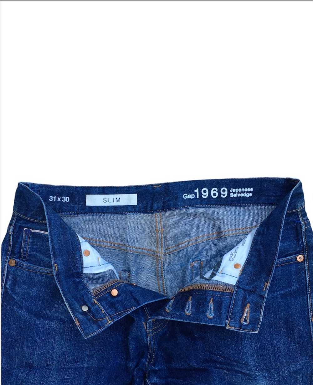 Gap Gap 1969 Japanese Selvedge Slim Fit Denim Pant - image 4