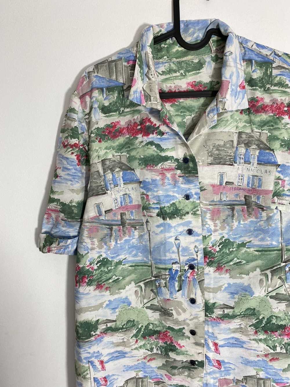 Art × Crazy Shirts × Vintage Nicolas Art 90s Shir… - image 3