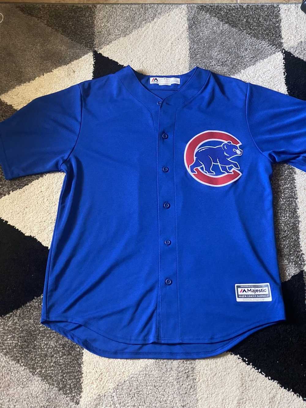 Fan Apparel × Jersey × Majestic Cubs Baez jersey - image 1