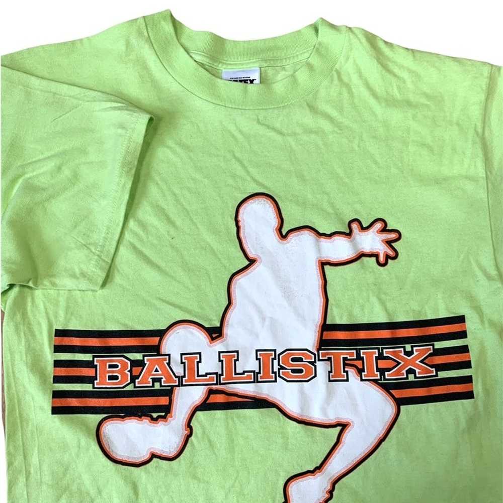 Vintage Ballistix Vintage 90s Neon Green Graphic … - image 2