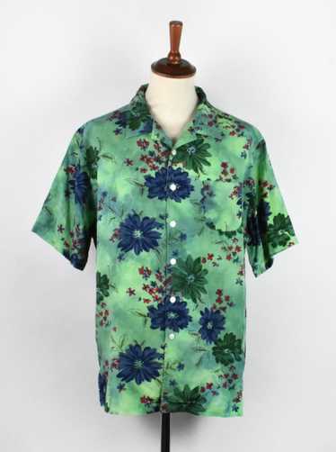 Summer Ready Men's Short Sleeve Floral and Tie Dye