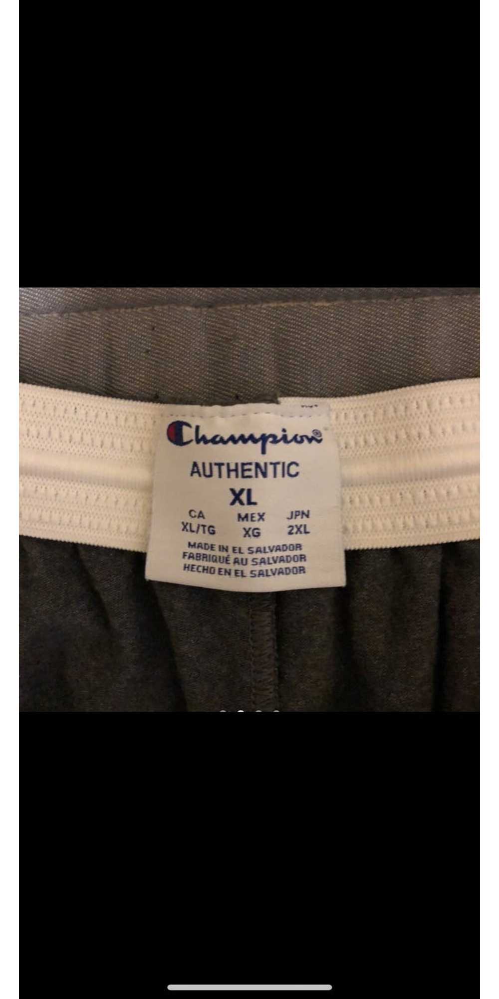 Champion Vintage Gray Champion Sweat Shorts - image 2