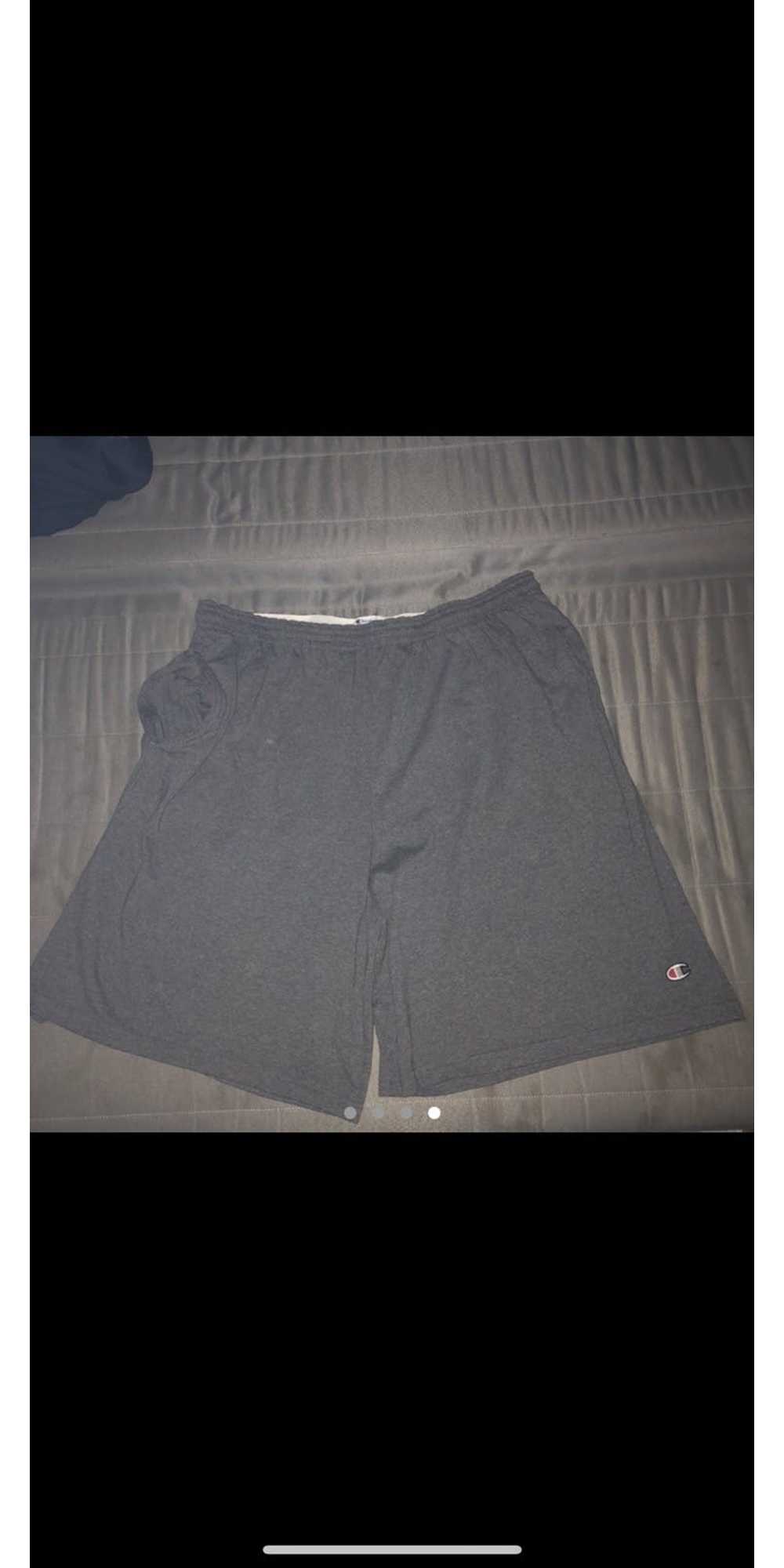 Champion Vintage Gray Champion Sweat Shorts - image 4
