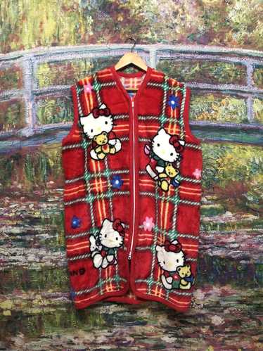 Japanese Brand × Vintage Hello kitty sweater vest