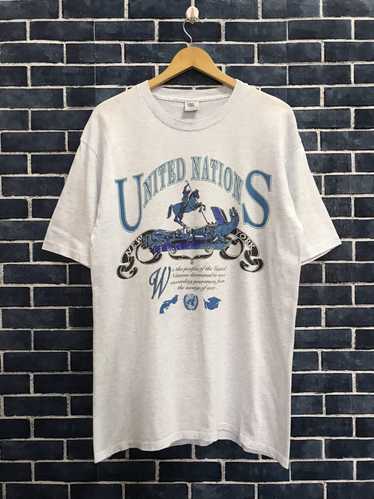 United × Vintage Vintage 80’s United Nations New … - image 1