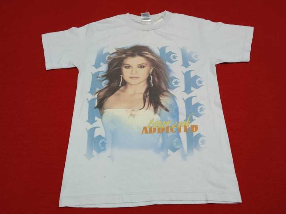 Band Tees Vintage y2k kelly clarkson singer tour … - image 4