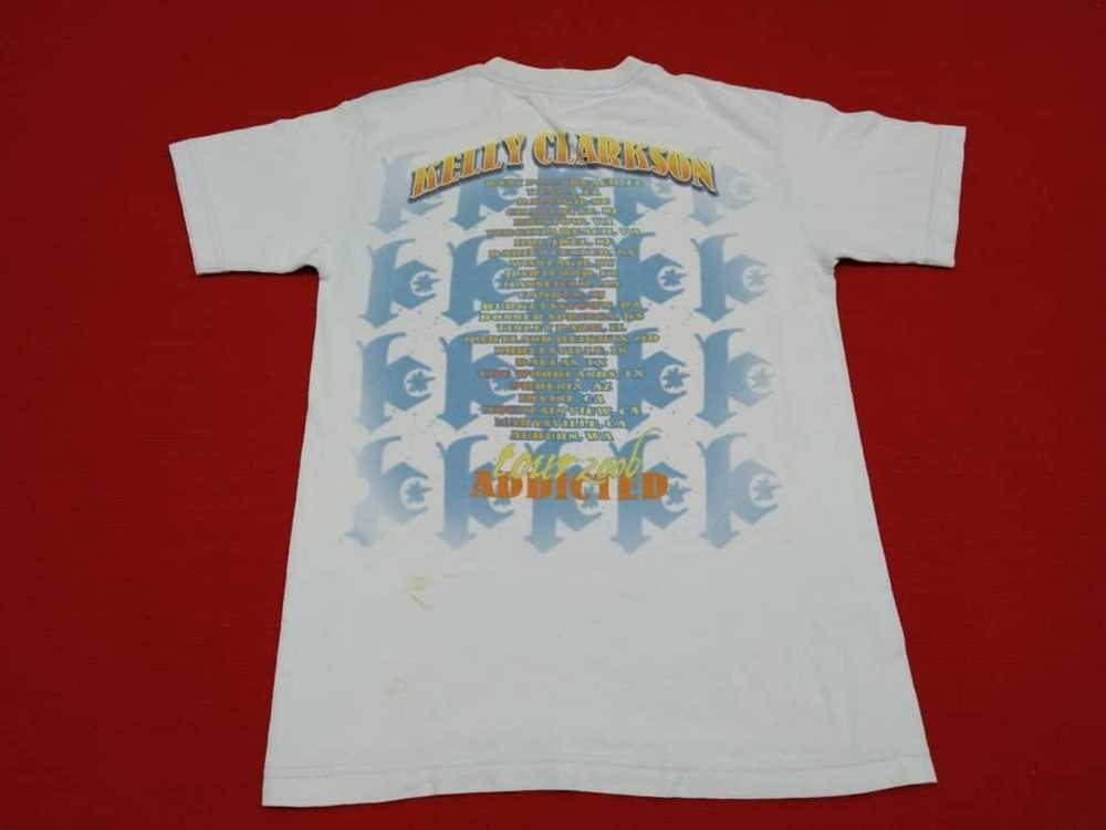 Band Tees Vintage y2k kelly clarkson singer tour … - image 5