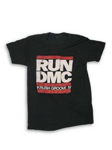 Rap Tees × Run Dmc × Vintage RUN DMC 1985 Krush Gr