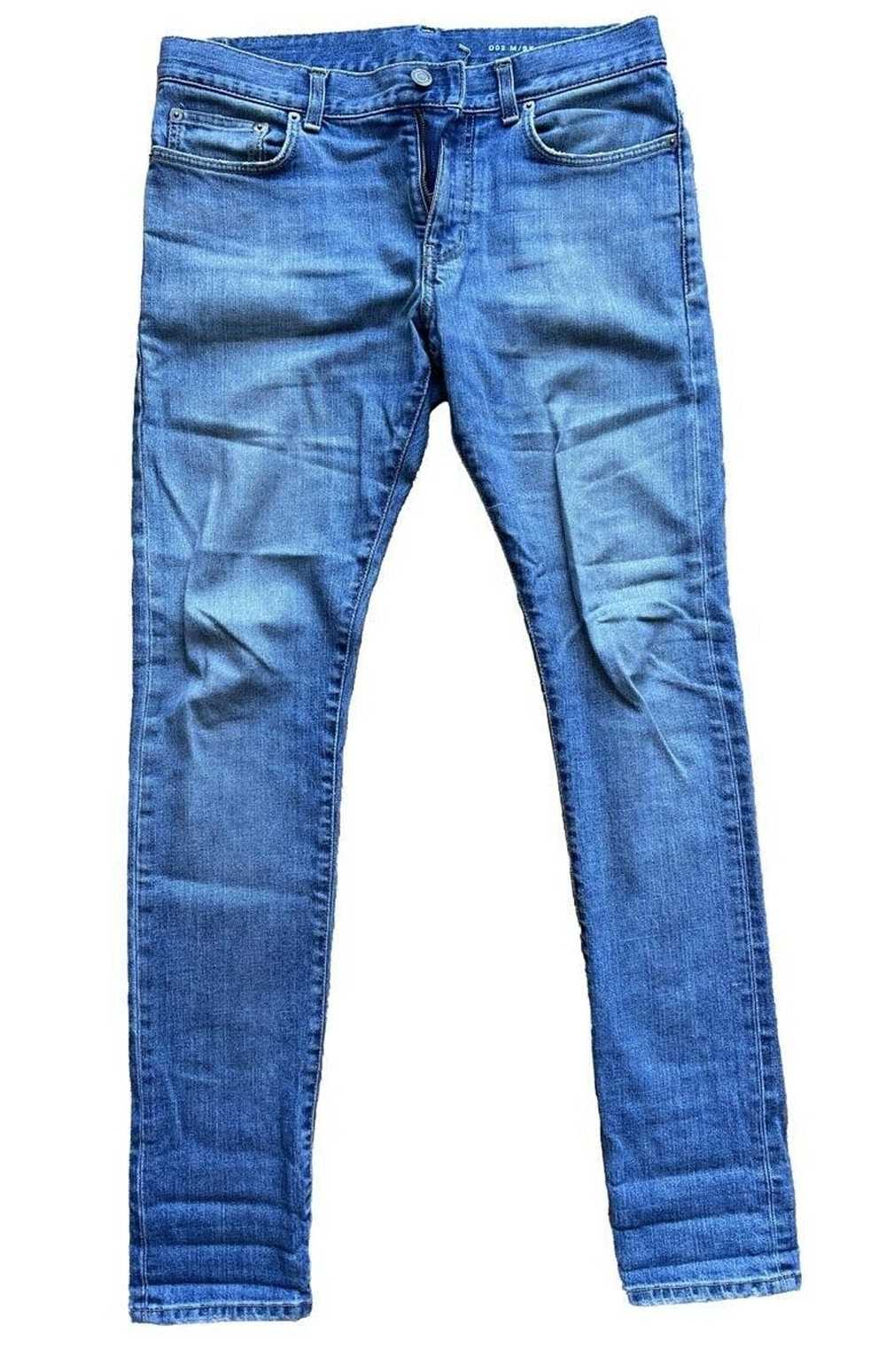 Saint Laurent Paris FW13 Blue Denim 15cm Jeans - image 1
