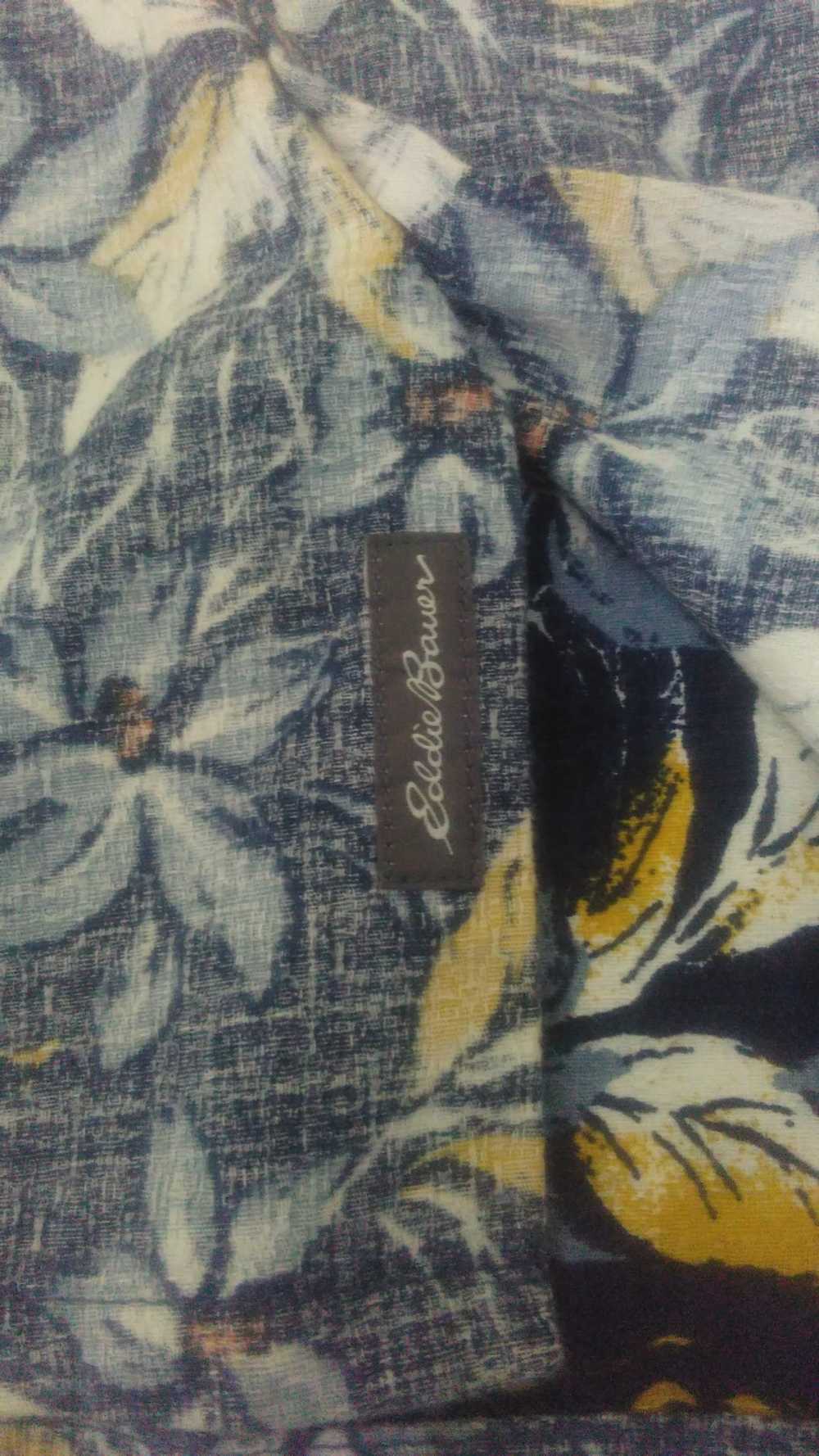 Eddie Bauer × Hawaiian Shirt × Vintage VTG BUTTON… - image 6
