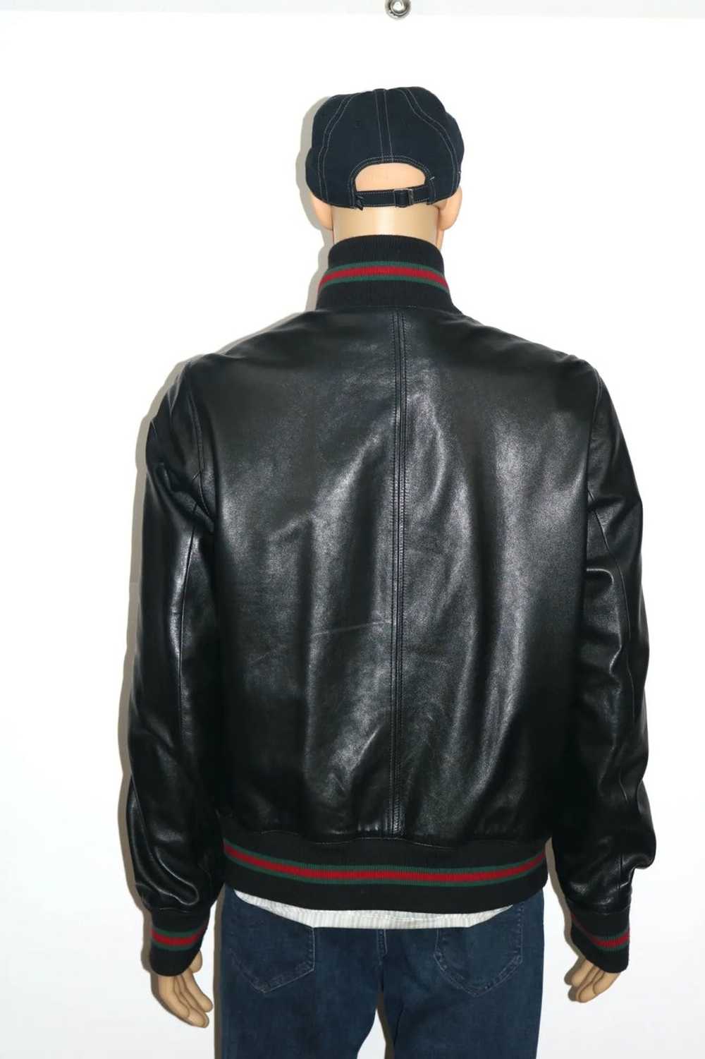 Gucci Gucci Signature Leather Jacket Vintage - image 4
