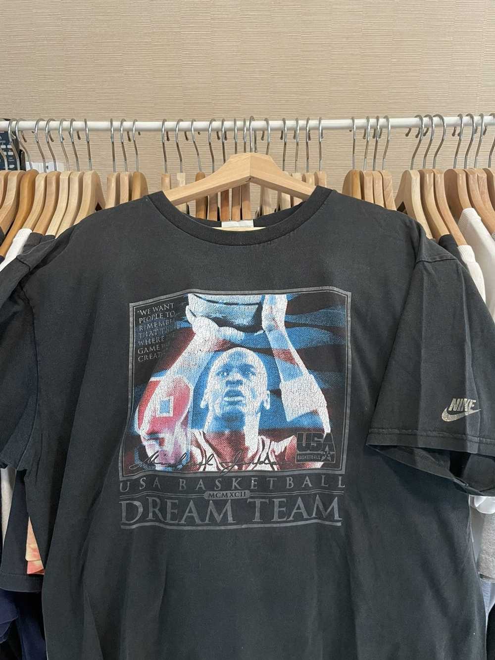 Nike × Vintage Vintage Micheal Jordan USA Dream t… - image 1