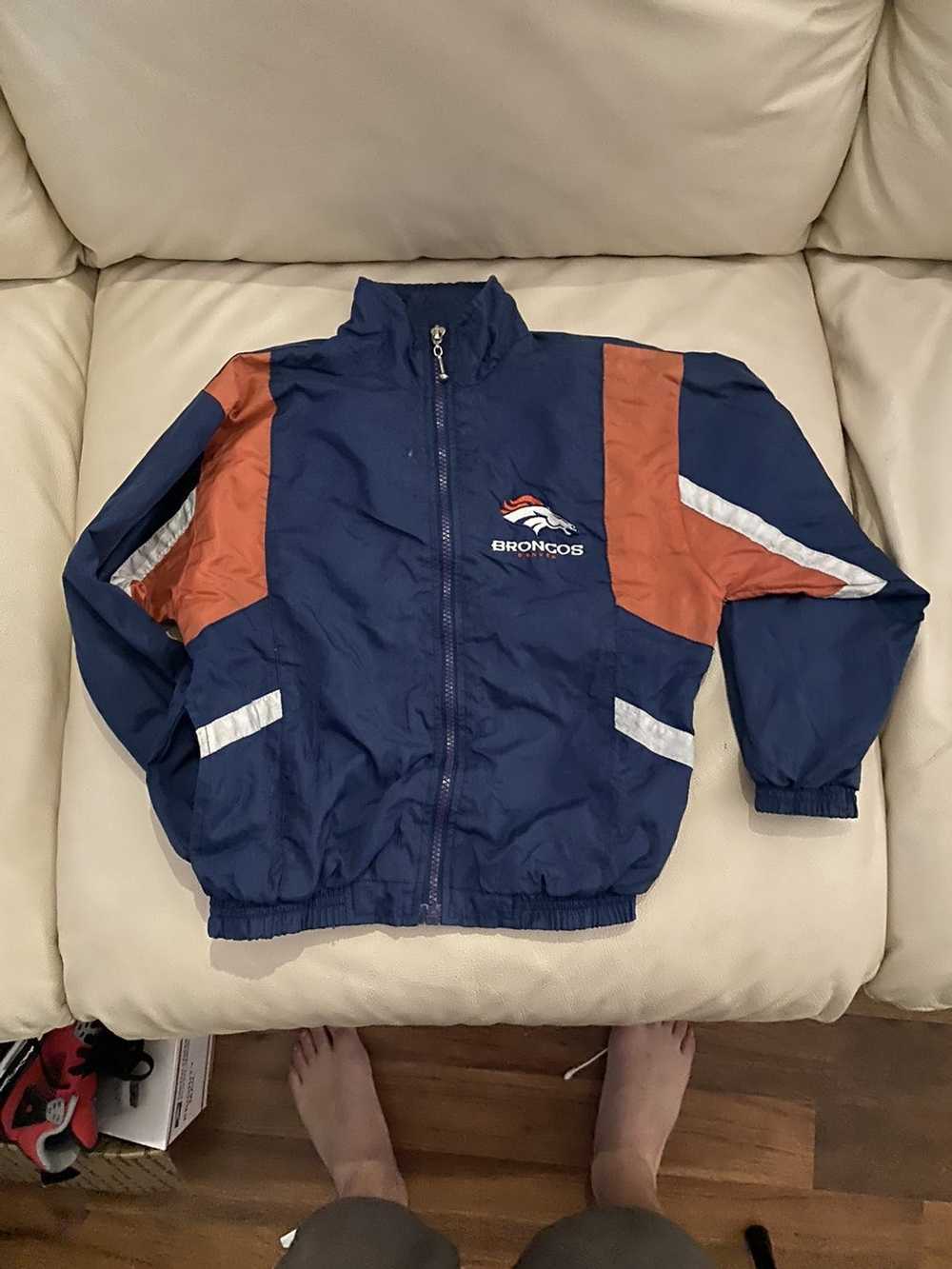 Denver Broncos Men's Hands High Throwback Arena Full Zip