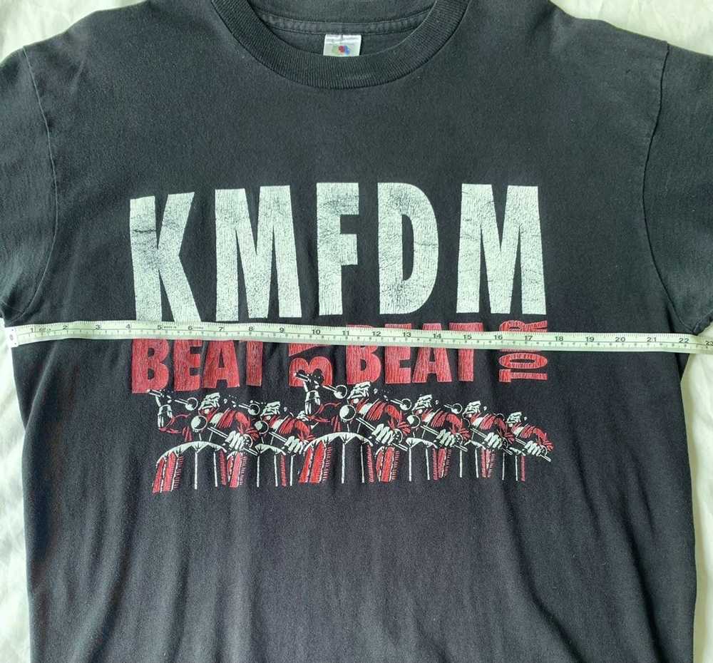 Band Tees × Vintage Faded 1995 KMFDM “Beat by Bea… - image 6