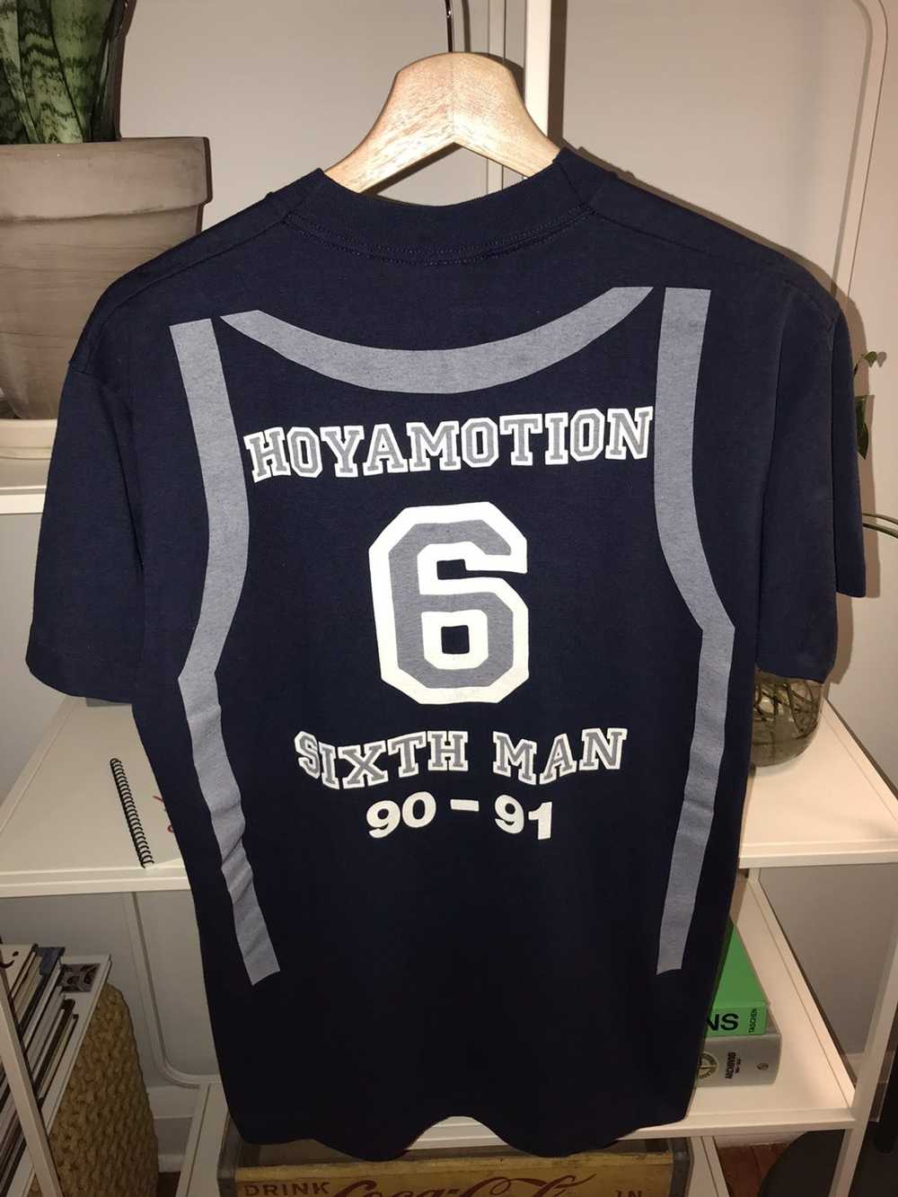 Vintage Vintage 90’s Georgetown Hoya 6th Man Fan … - image 3