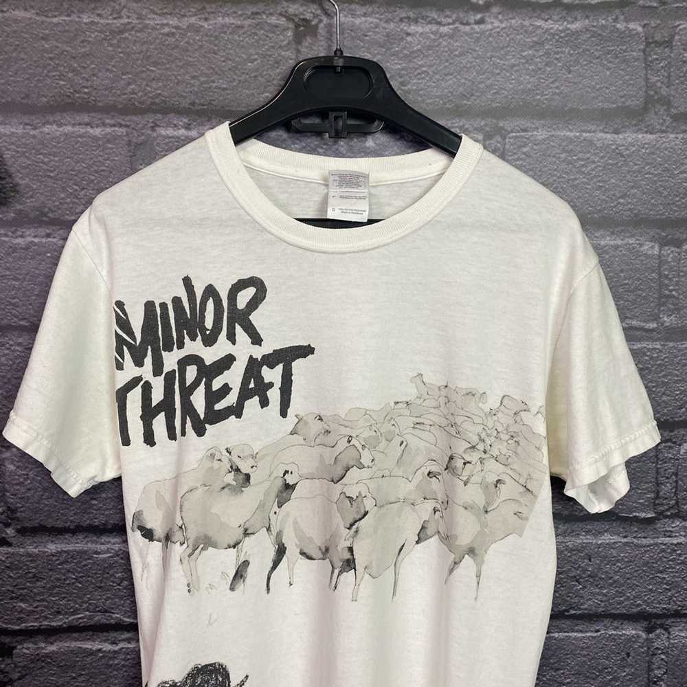 Band Tees × Rock T Shirt × Vintage Vtg minor thre… - image 2