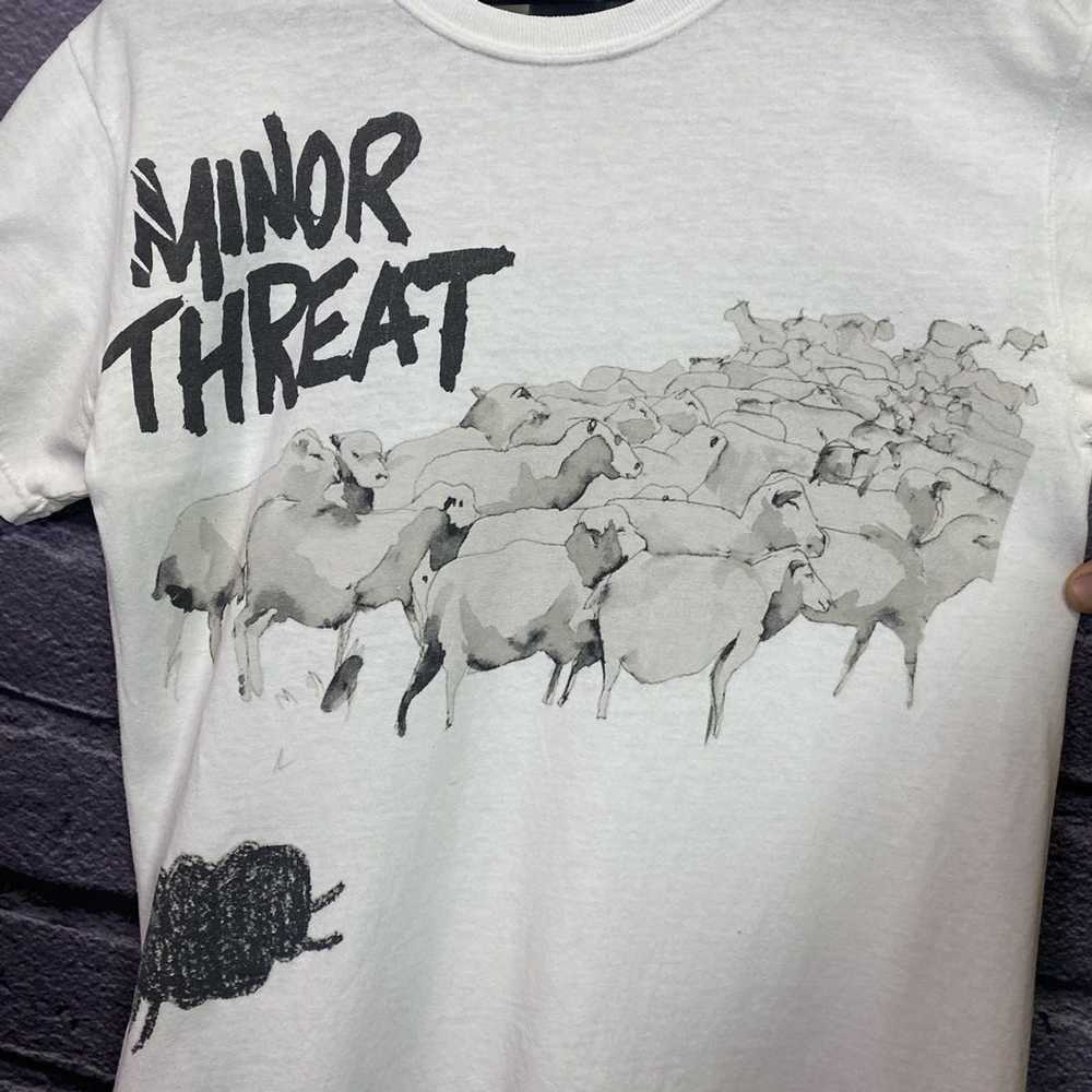 Band Tees × Rock T Shirt × Vintage Vtg minor thre… - image 6