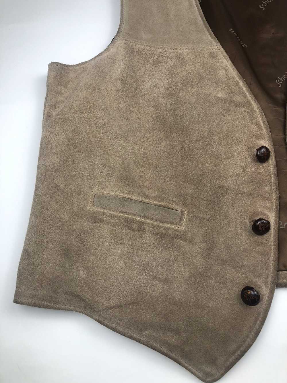 Schott Vintage schott NYC suede vest L - image 3