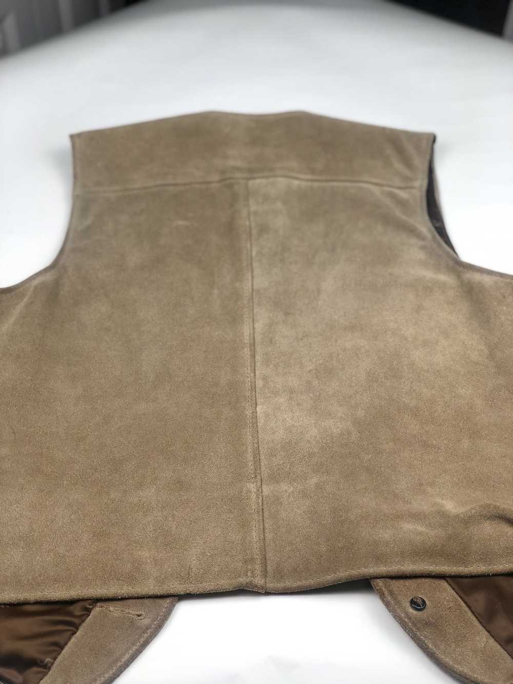 Schott Vintage schott NYC suede vest L - image 5