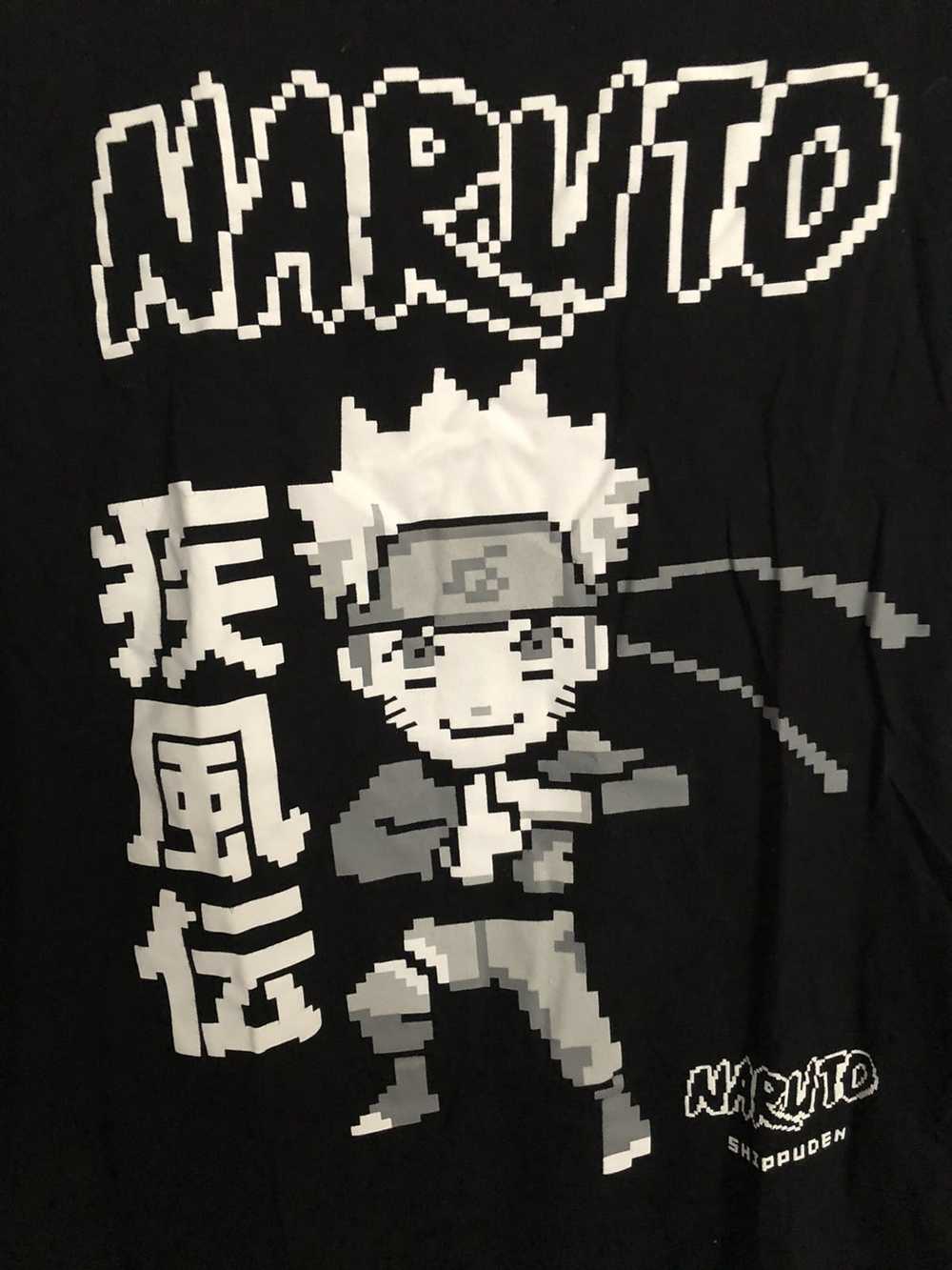 Anima × Japanese Brand Naruto Shippuden 8 bit T-S… - image 2