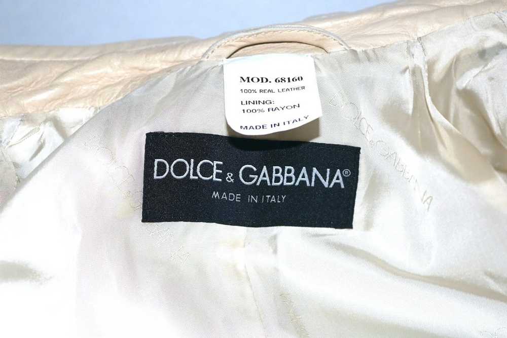 Dolce & Gabbana Dolce & Gabbana Leather Coat - image 10
