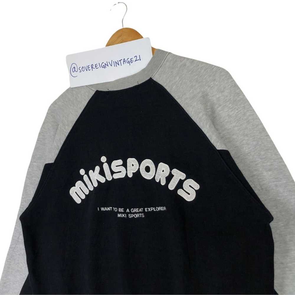 Japanese Brand Vintage MIKI SPORTS Spell Out Embr… - image 1