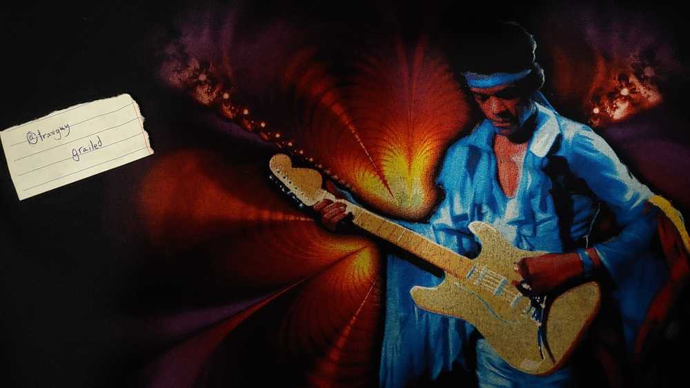 Band Tees × Jimi Hendrix × Vintage Jimi Hendrix V… - image 3