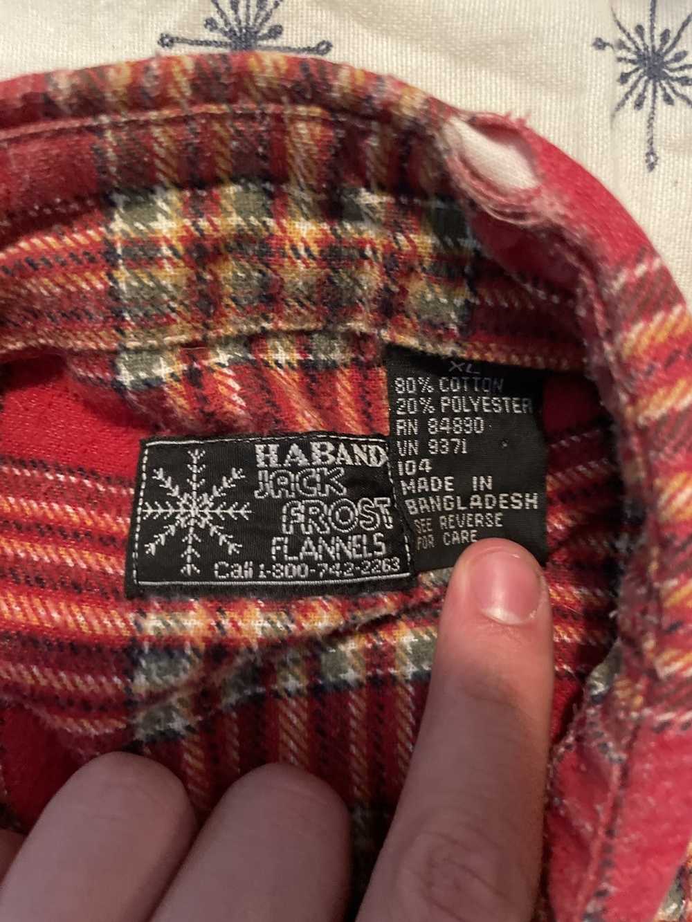 Flannel × Vintage Vintage 80’s cold-weather flann… - image 3