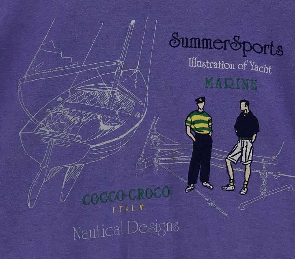 Vintage Vintage 90s Cocco Croco Italy Sweatshirt. - image 4