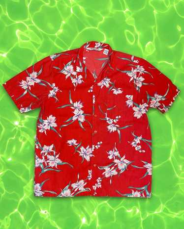 Other Vintage Red Hawaiian Shirt - image 1