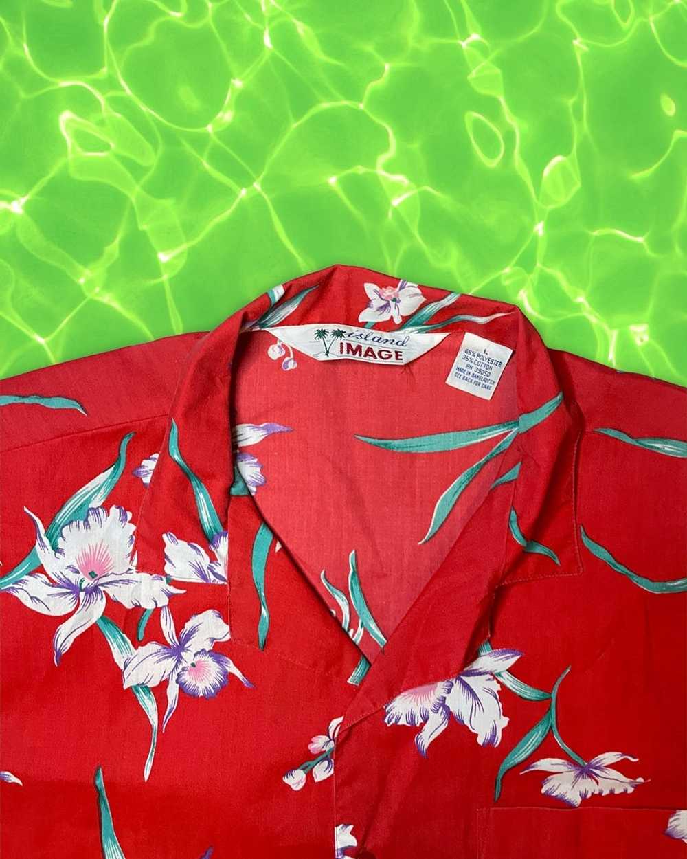 Other Vintage Red Hawaiian Shirt - image 2
