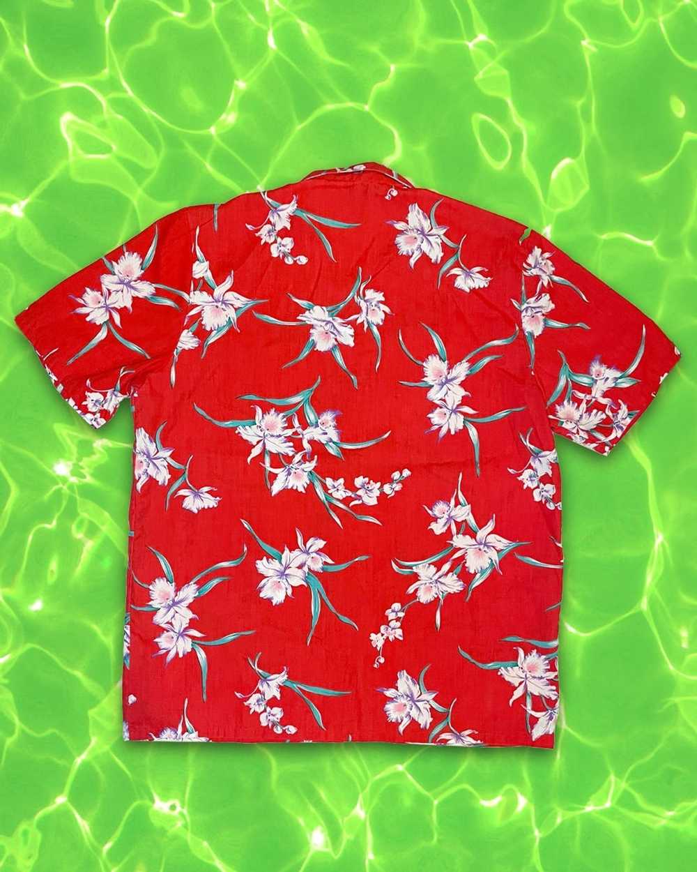 Other Vintage Red Hawaiian Shirt - image 3