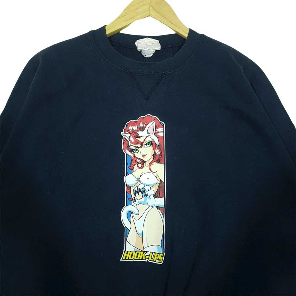 Hook-Ups × Vintage Vintage 90s Hook Ups Cat Girl … - image 2