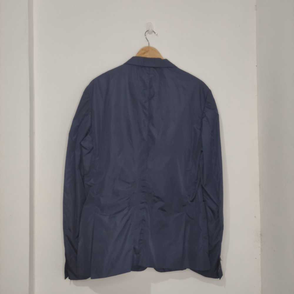 Prada Prada Nylon Navy Men's Blazer Jacket - image 2