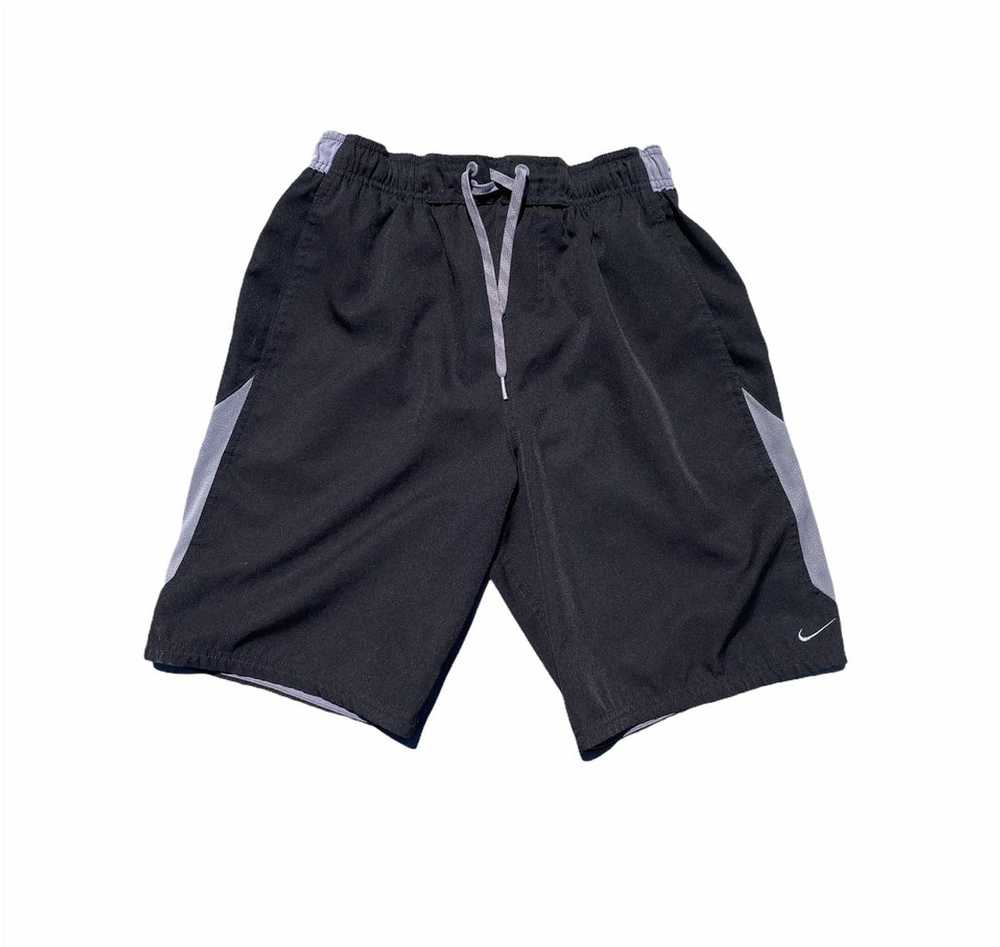 Nike × Vintage Y2K Nike Swoosh Logo Swim Trunks - image 2