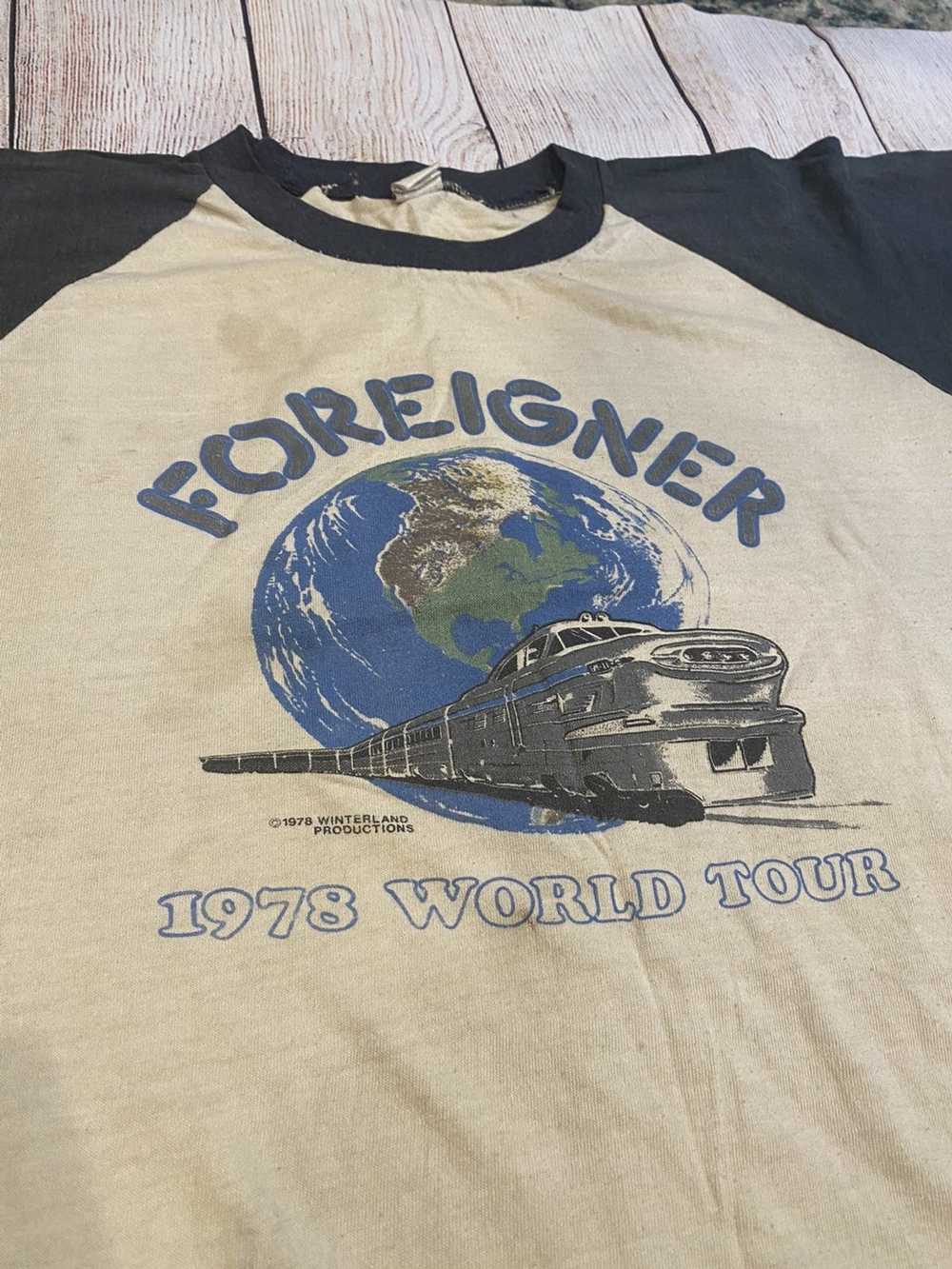 Vintage Original Vintage Rare 1978 FOREIGNER Worl… - image 1