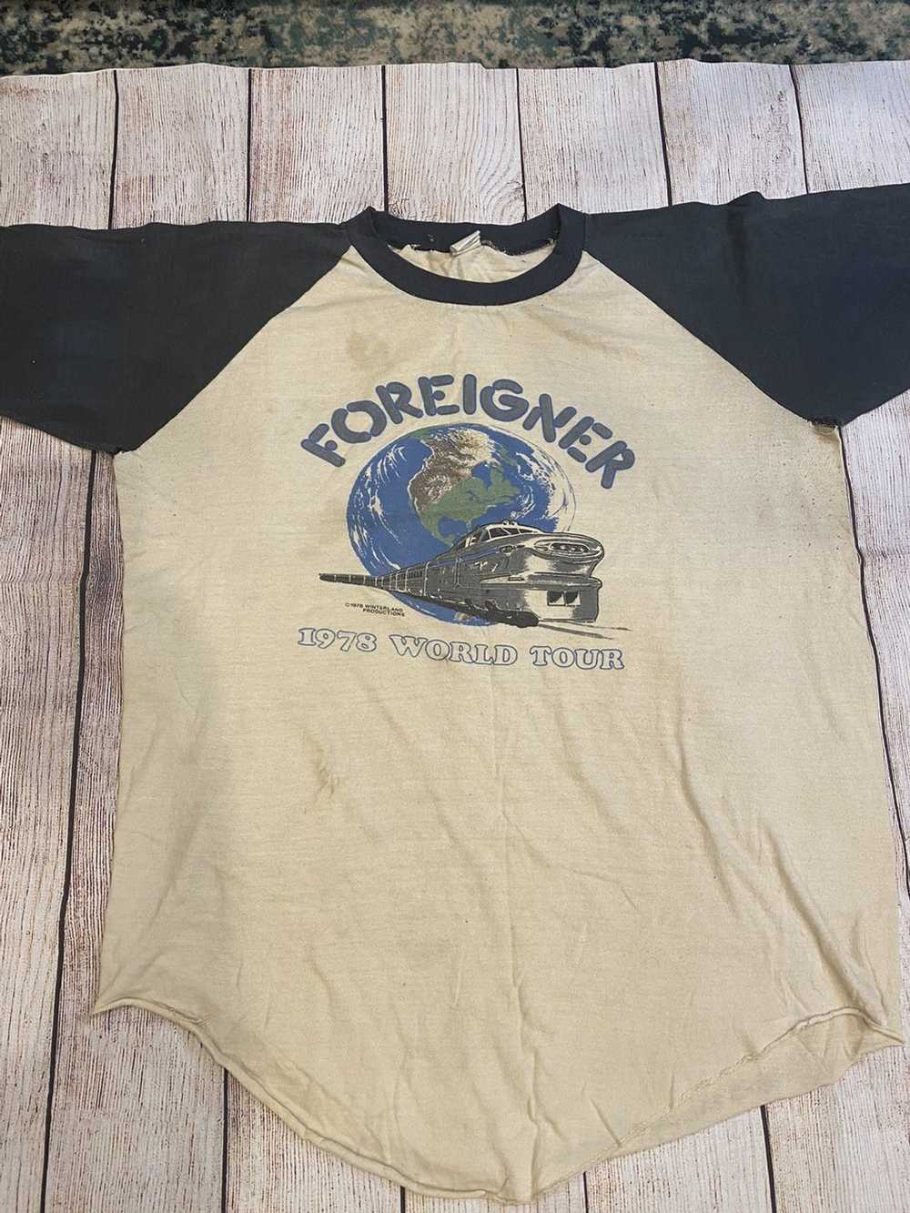 Vintage Original Vintage Rare 1978 FOREIGNER Worl… - image 2