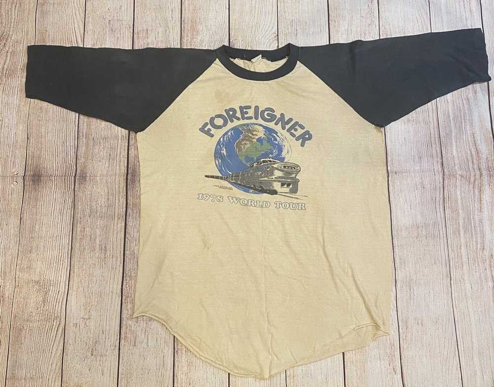 Vintage Original Vintage Rare 1978 FOREIGNER Worl… - image 3