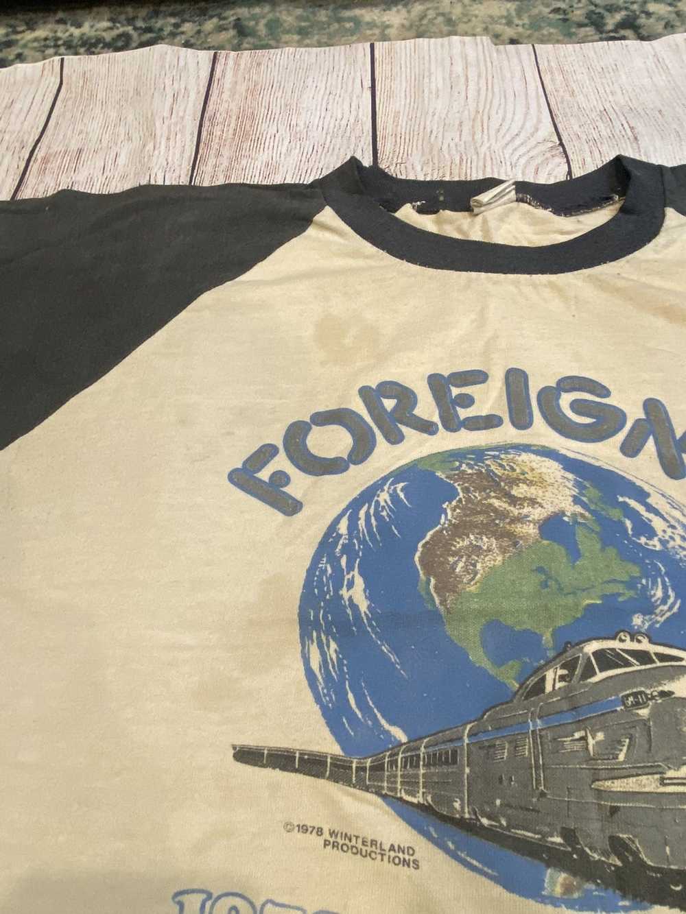 Vintage Original Vintage Rare 1978 FOREIGNER Worl… - image 4